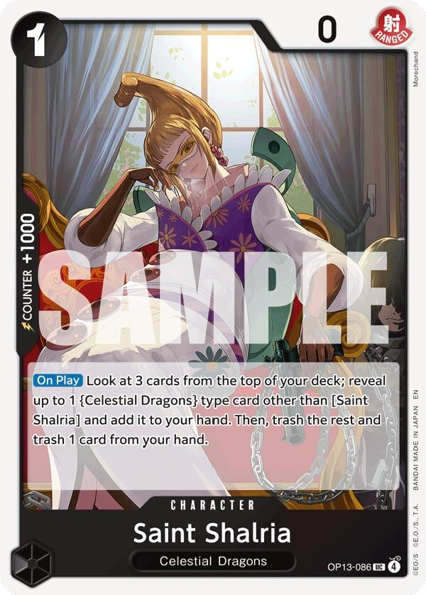 Image for Saint Shalria (OP13-086) - One Piece Card Game