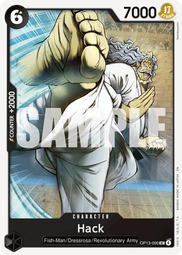 Image for Hack (OP13-090) - One Piece Card Game