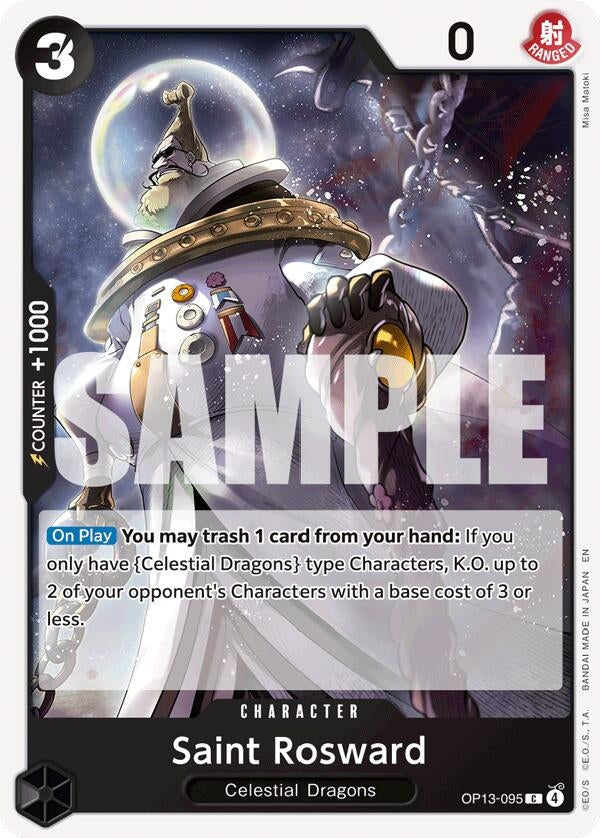 Image for Saint Rosward (OP13-095) - One Piece Card Game