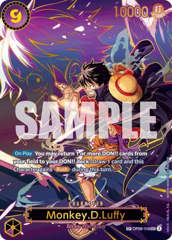 Image for Monkey.D.Luffy - OP09-119 (SP) (OP09-119) - One Piece Card Game