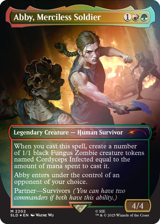 Abby, Merciless Soldier (Rainbow Foil) (2202)