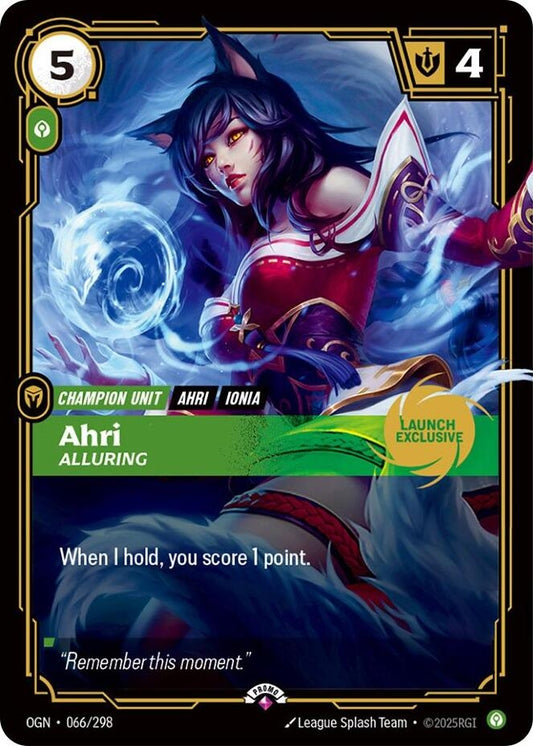 Ahri - Alluring (Launch Exclusive) (066/298)