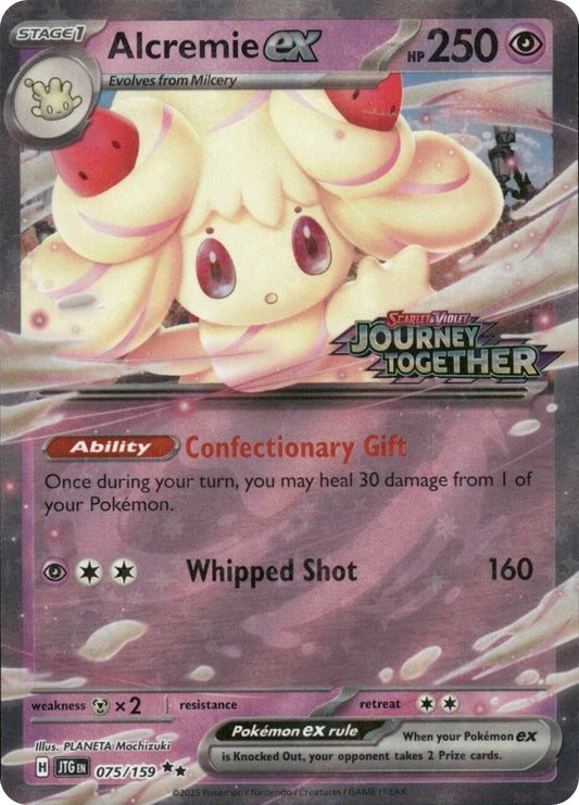 Alcremie ex (Journey Together Stamped) (075/159)