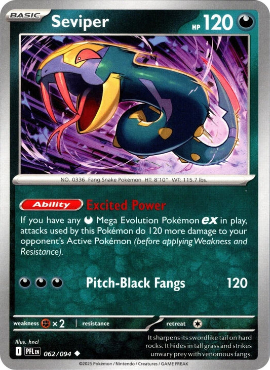 Image for Seviper (062/094) - Pokemon