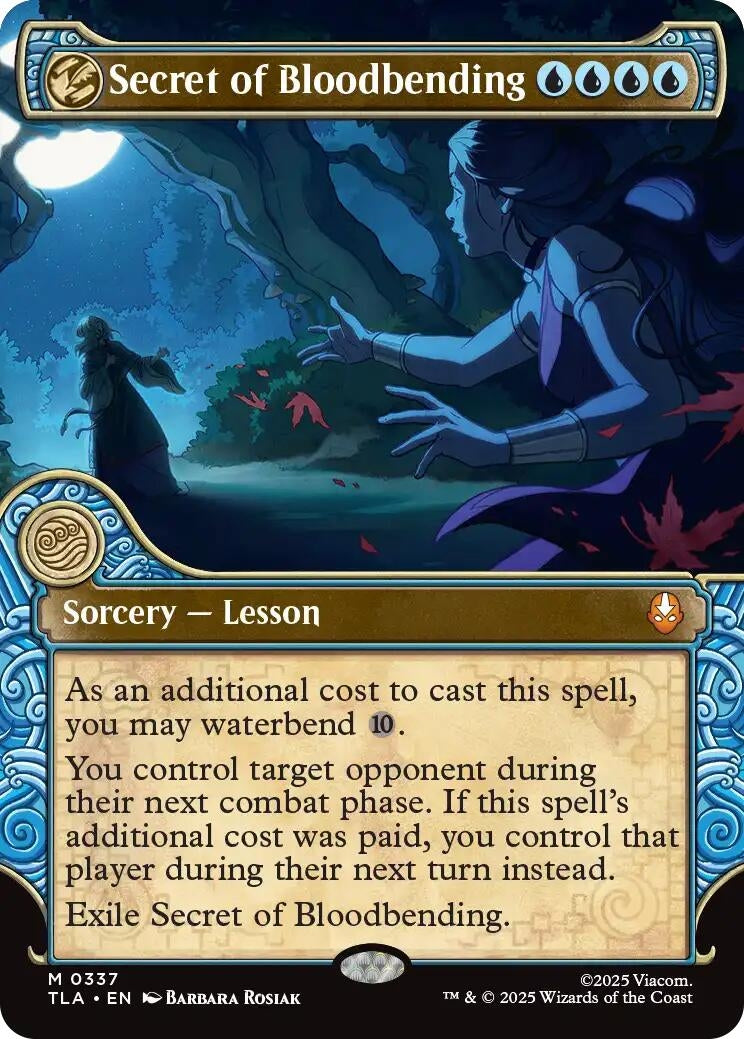 Image for Secret of Bloodbending (Showcase) (337) - Magic: The Gathering