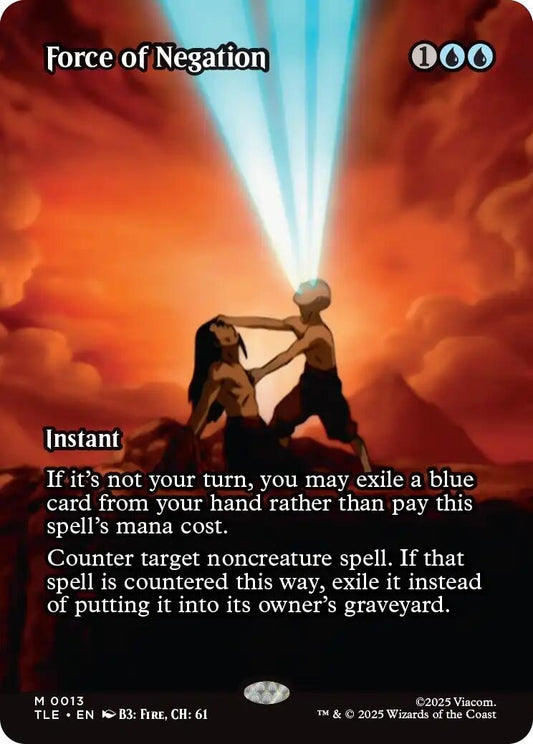 Image for Force of Negation (Borderless) (13) - Magic: The Gathering