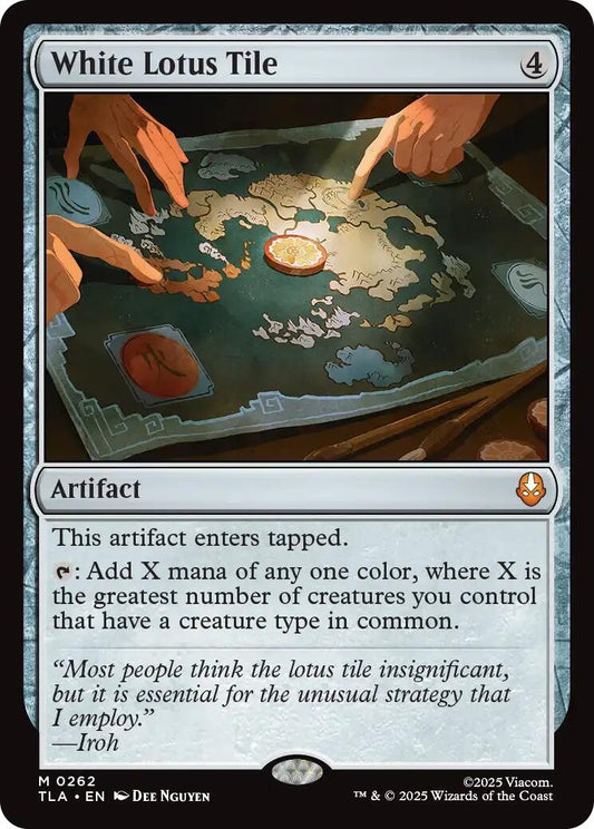 Image for White Lotus Tile (262) - Magic: The Gathering
