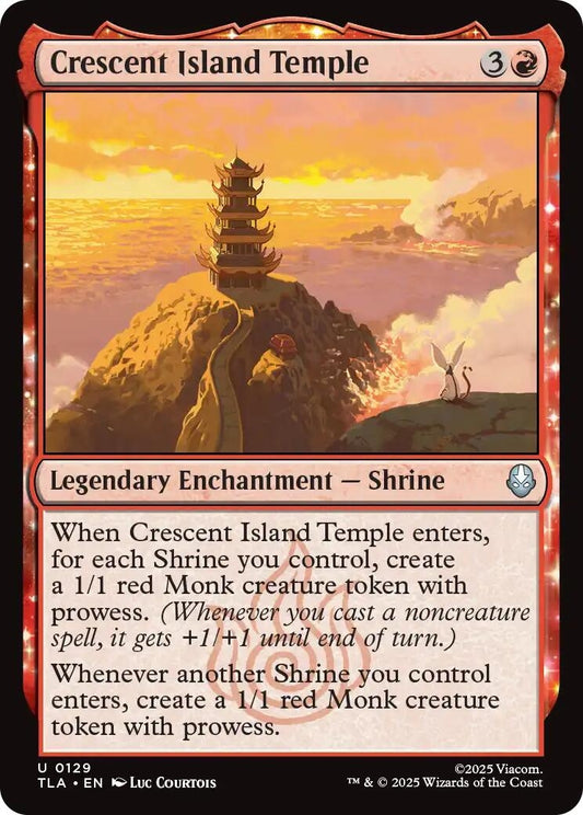 Image for Crescent Island Temple (129) - Magic: The Gathering