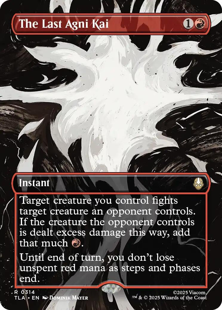 Image for The Last Agni Kai (Borderless) (314) - Magic: The Gathering