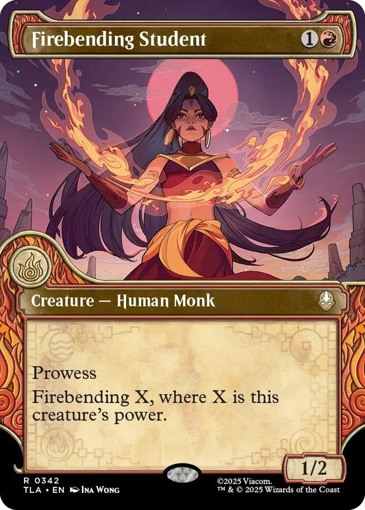 Image for Firebending Student (Showcase) (342) - Magic: The Gathering