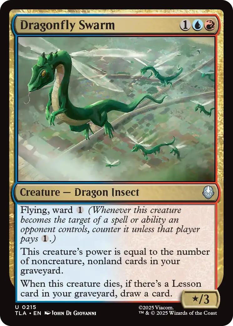 Image for Dragonfly Swarm (215) - Magic: The Gathering