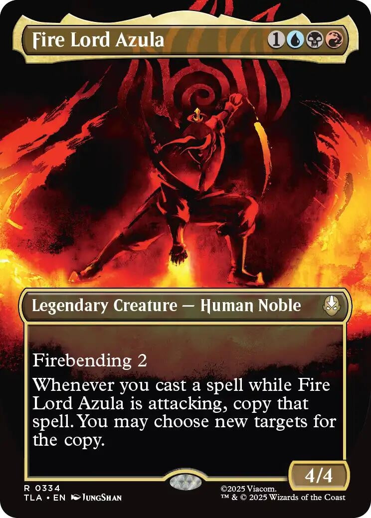 Image for Fire Lord Azula (0334) (Borderless) (334) - Magic: The Gathering