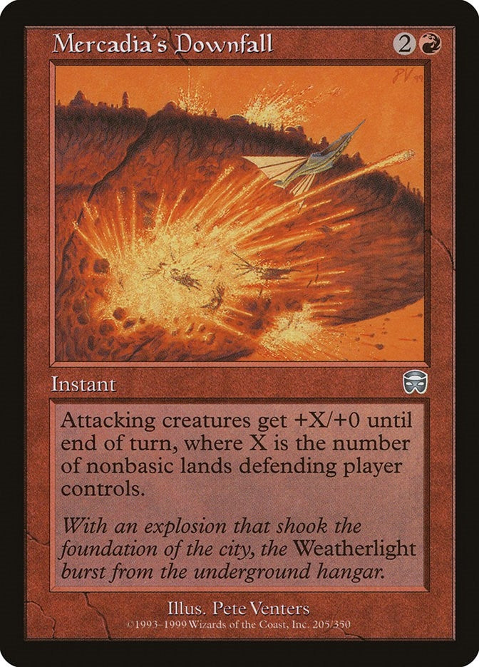 Image for Mercadia's Downfall (205) - Magic: The Gathering