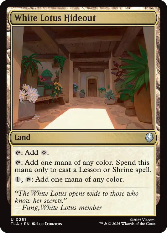 Image for White Lotus Hideout (281) - Magic: The Gathering