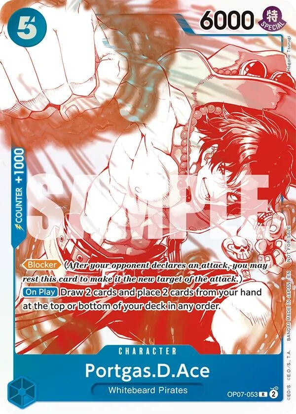 Image for Portgas.D.Ace - OP07-053 (3rd Anniversary Treasure Campaign Pack) (OP07-053) - One Piece Card Game