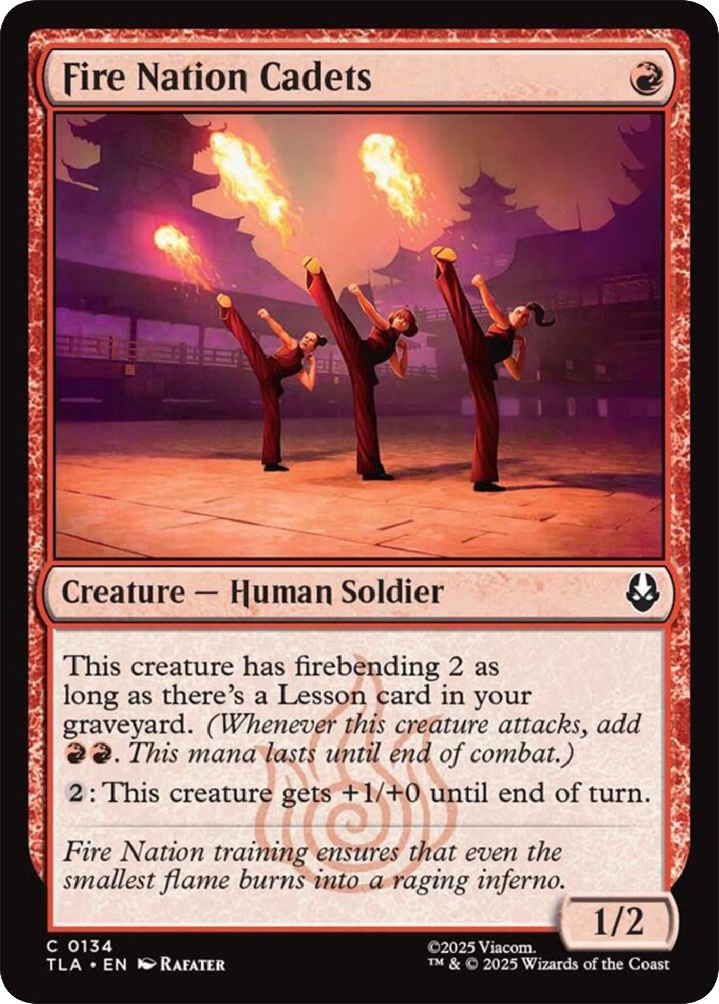 Image for Fire Nation Cadets (134) - Magic: The Gathering