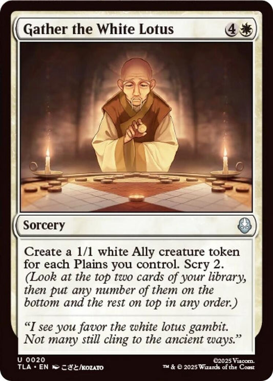 Image for Gather the White Lotus (20) - Magic: The Gathering