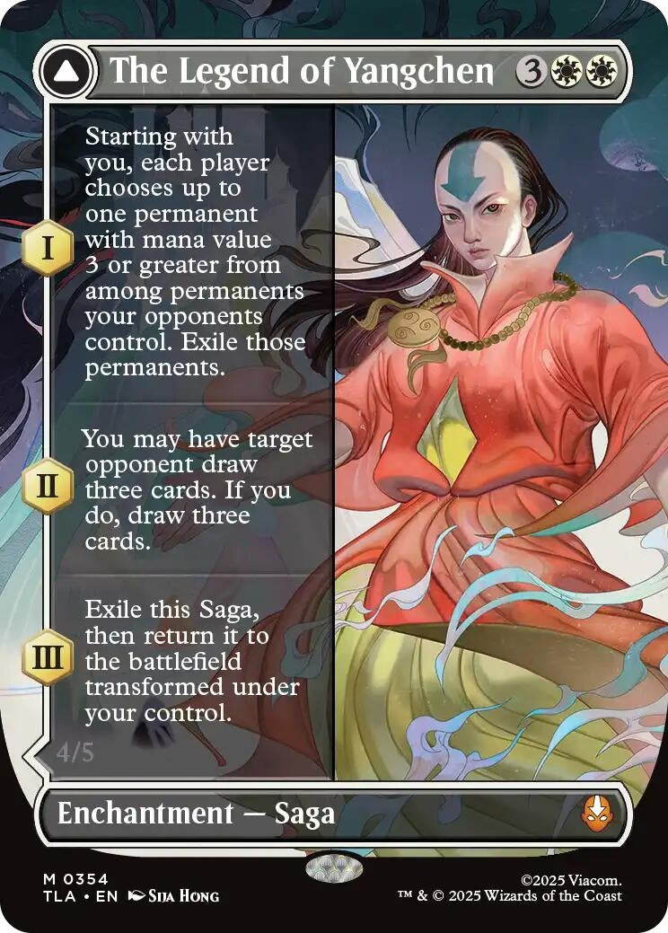 Image for The Legend of Yangchen (Borderless) (354) - Magic: The Gathering
