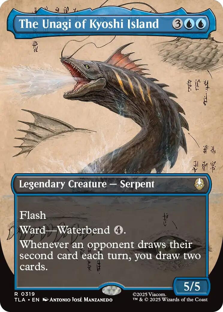 Image for The Unagi of Kyoshi Island (Borderless) (319) - Magic: The Gathering