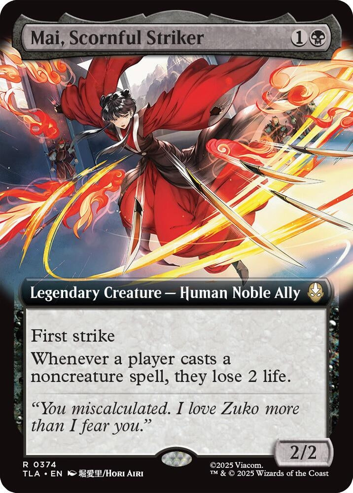 Image for Mai, Scornful Striker (Extended Art) (374) - Magic: The Gathering