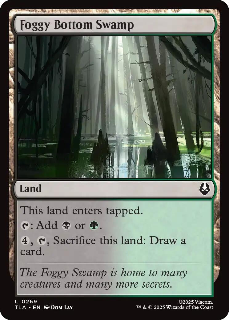 Image for Foggy Bottom Swamp (269) - Magic: The Gathering