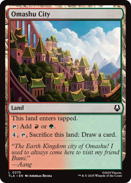 Image for Omashu City (275) - Magic: The Gathering