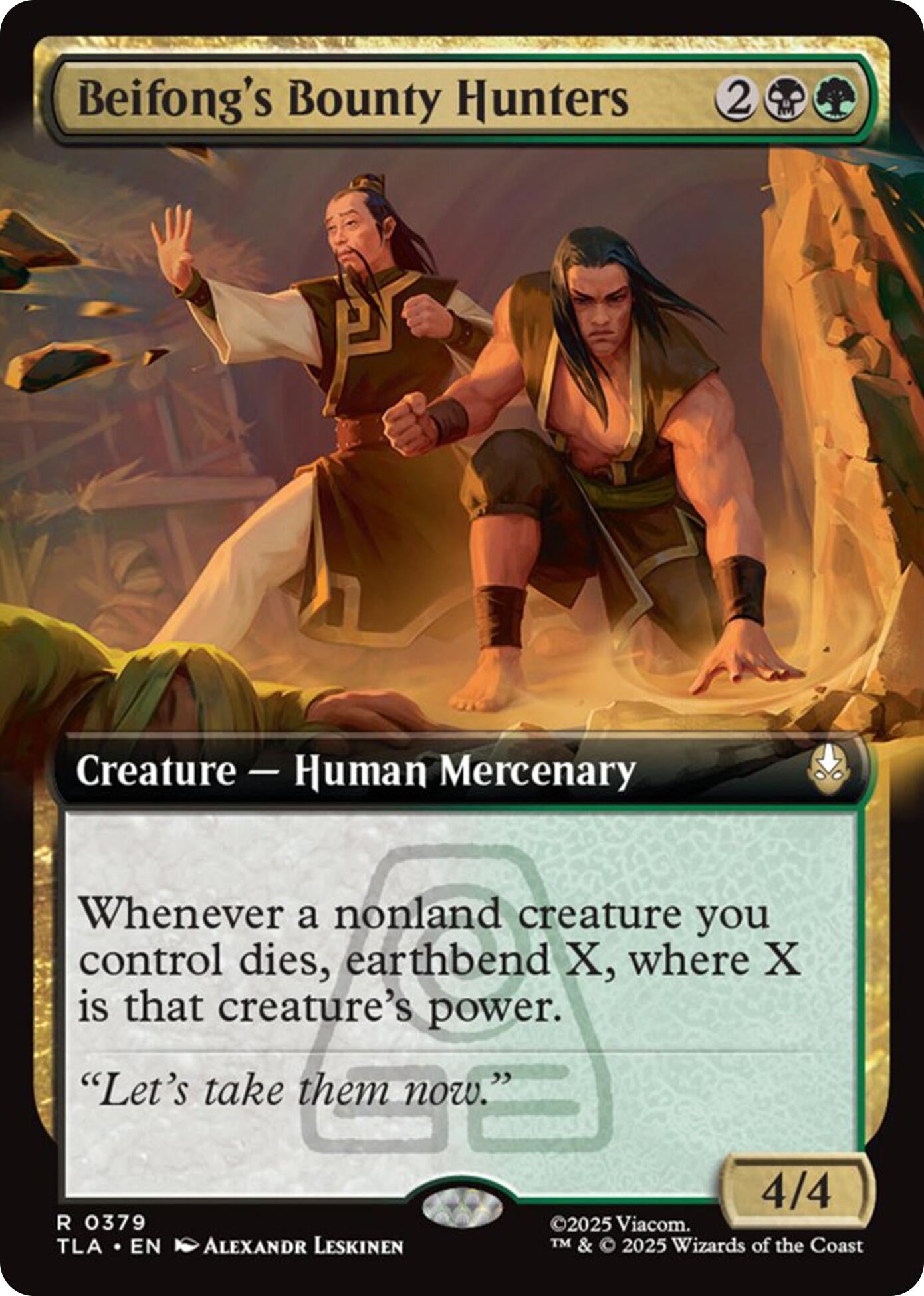 Image for Beifong's Bounty Hunters (Extended Art) (379) - Magic: The Gathering