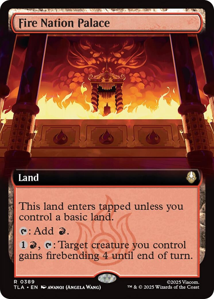 Image for Fire Nation Palace (Extended Art) (389) - Magic: The Gathering