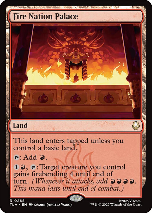 Image for Fire Nation Palace (268) - Magic: The Gathering