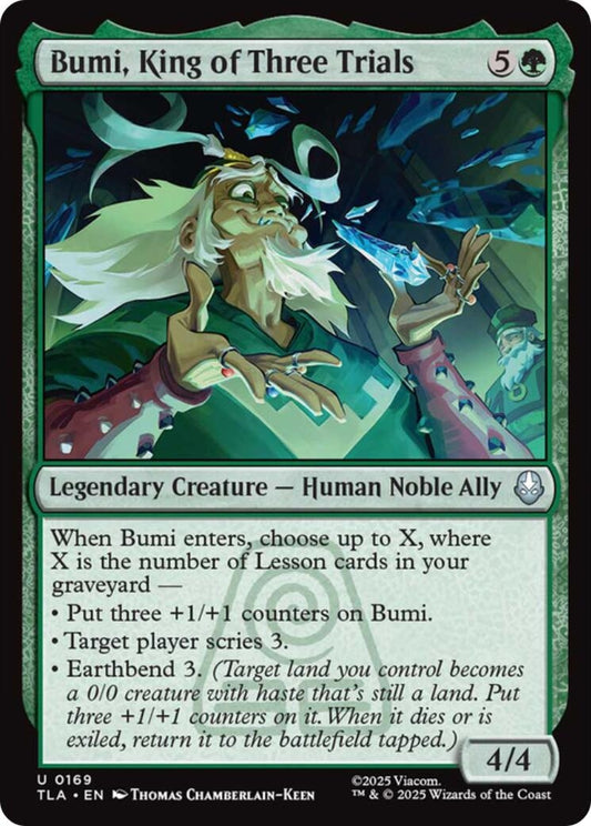 Image for Bumi, King of Three Trials (169) - Magic: The Gathering