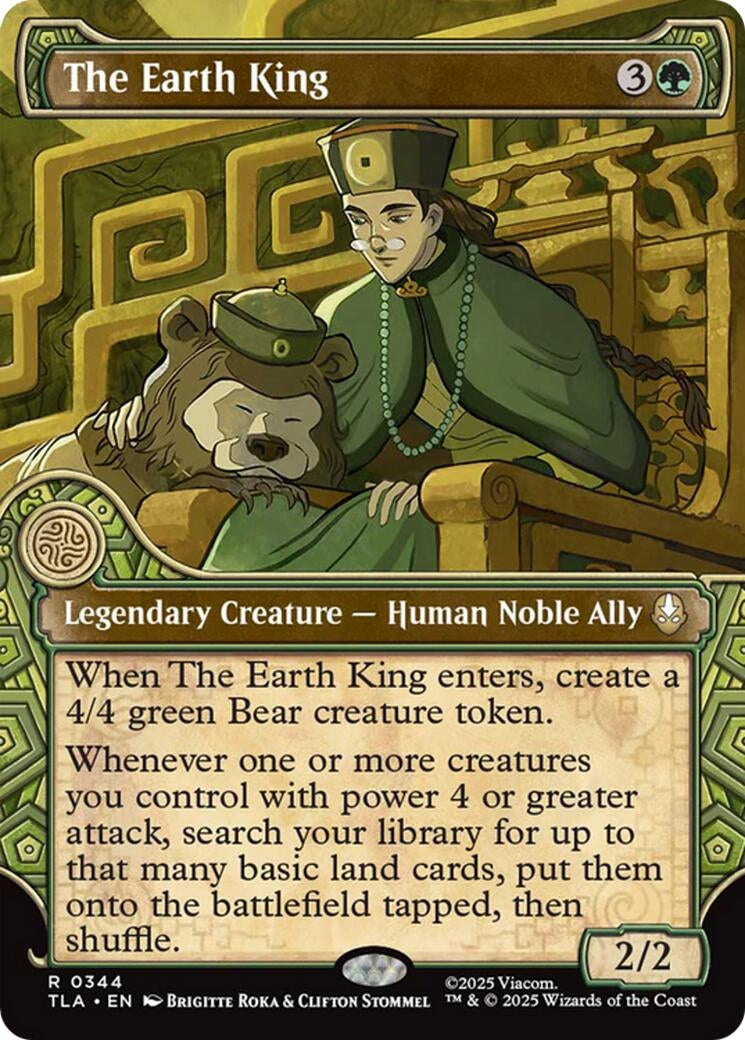 Image for The Earth King (Showcase) (344) - Magic: The Gathering