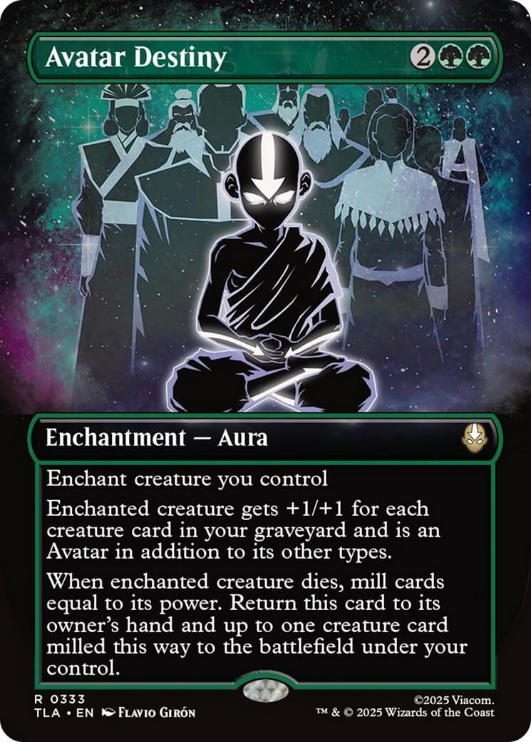Image for Avatar Destiny (Borderless) (333) - Magic: The Gathering