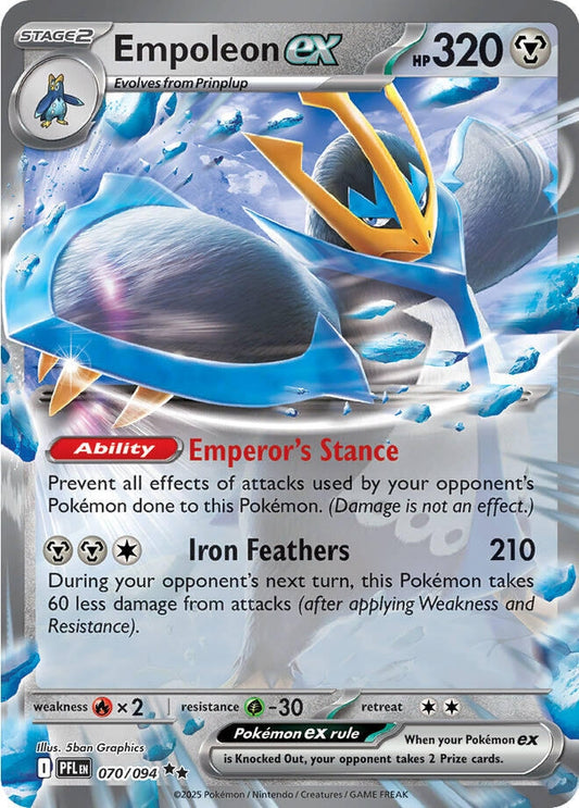 Image for Empoleon ex (070/094) - Pokemon