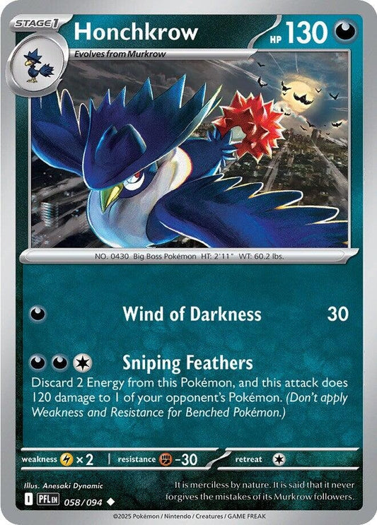 Image for Honchkrow (058/094) - Pokemon
