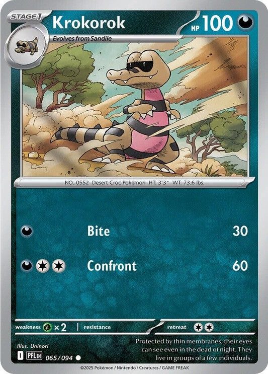 Image for Krokorok (065/094) - Pokemon