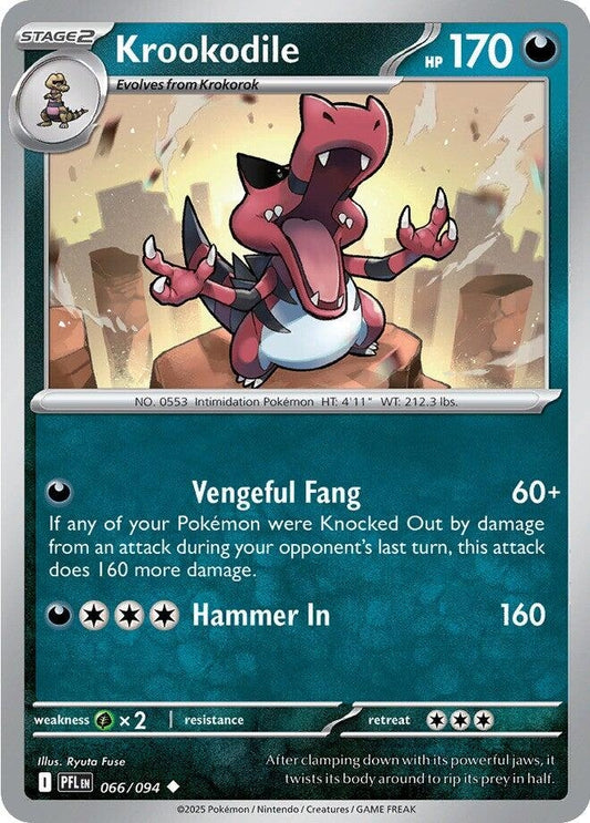 Image for Krookodile (066/094) - Pokemon