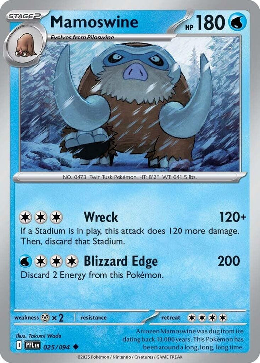 Image for Mamoswine (025/094) - Pokemon