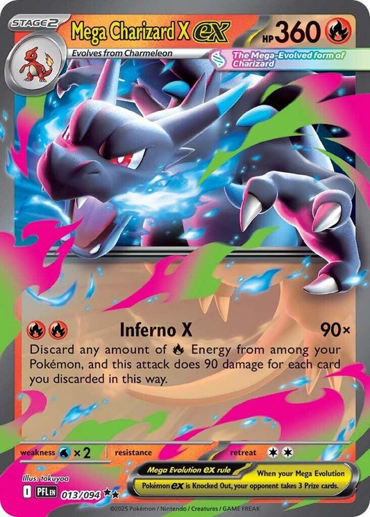 Image for Mega Charizard X ex (013/094) - Pokemon
