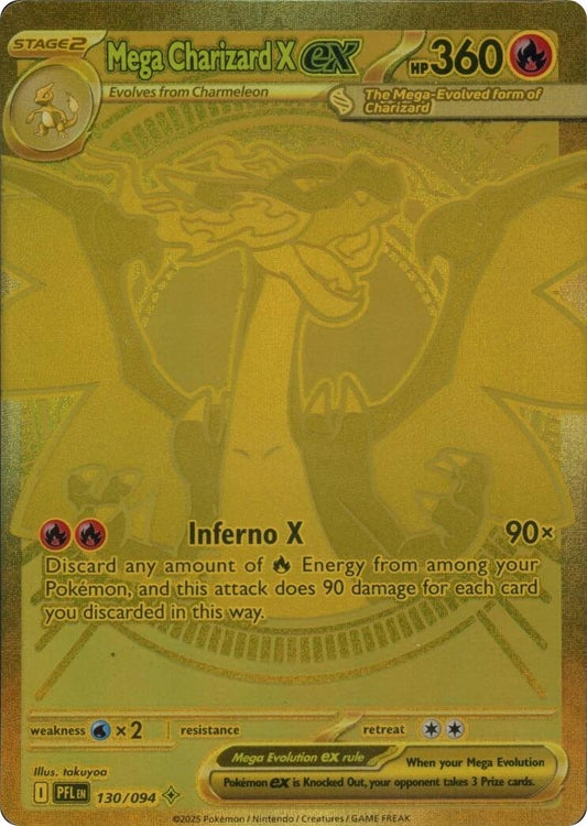 Image for Mega Charizard X ex (130/094) - Pokemon