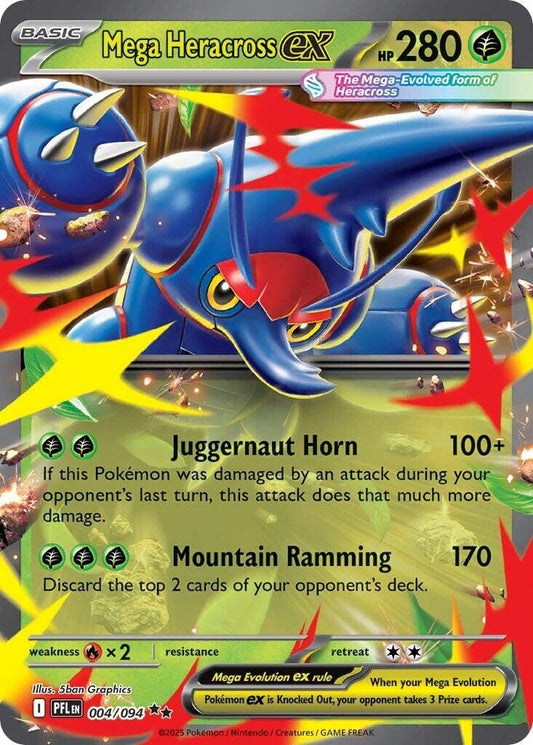 Image for Mega Heracross ex (004/094) - Pokemon