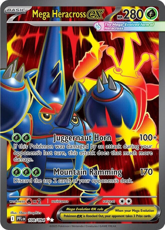 Image for Mega Heracross ex (108/094) - Pokemon