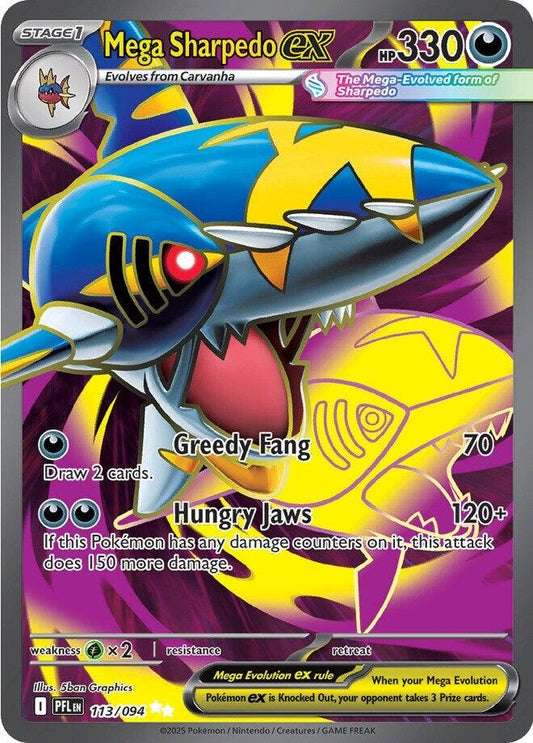 Image for Mega Sharpedo ex (113/094) - Pokemon