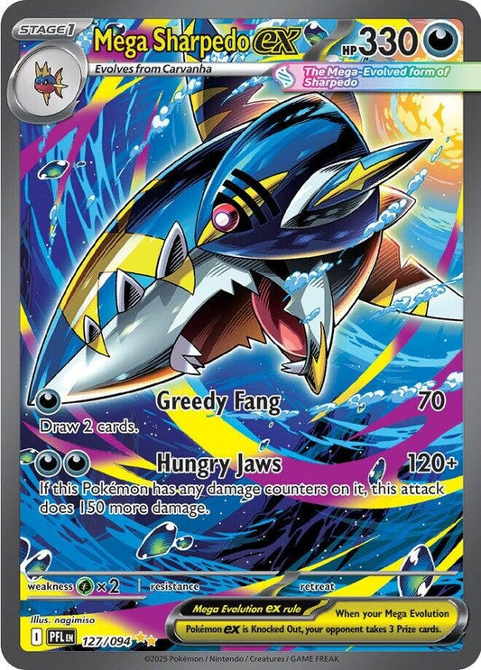 Image for Mega Sharpedo ex (127/094) - Pokemon