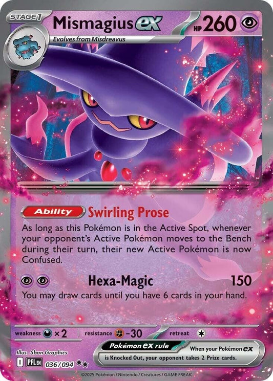 Image for Mismagius ex (036/094) - Pokemon