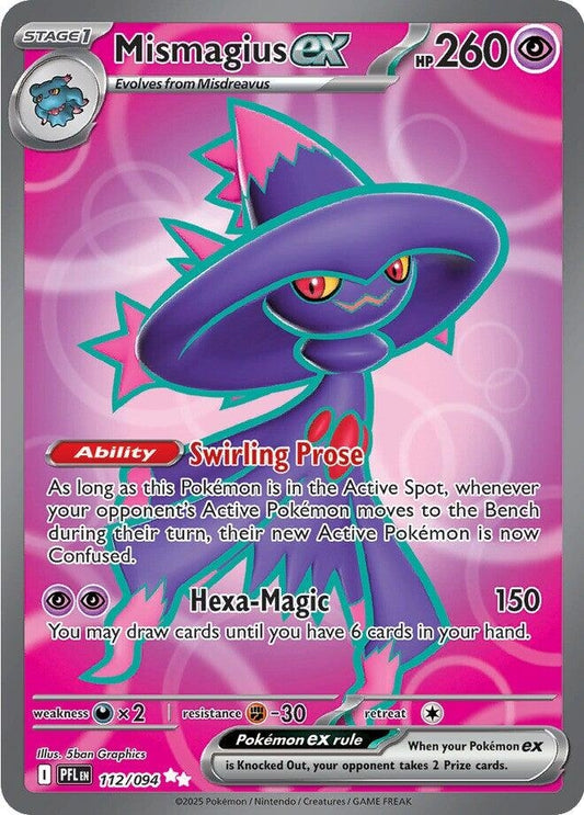 Image for Mismagius ex (112/094) - Pokemon