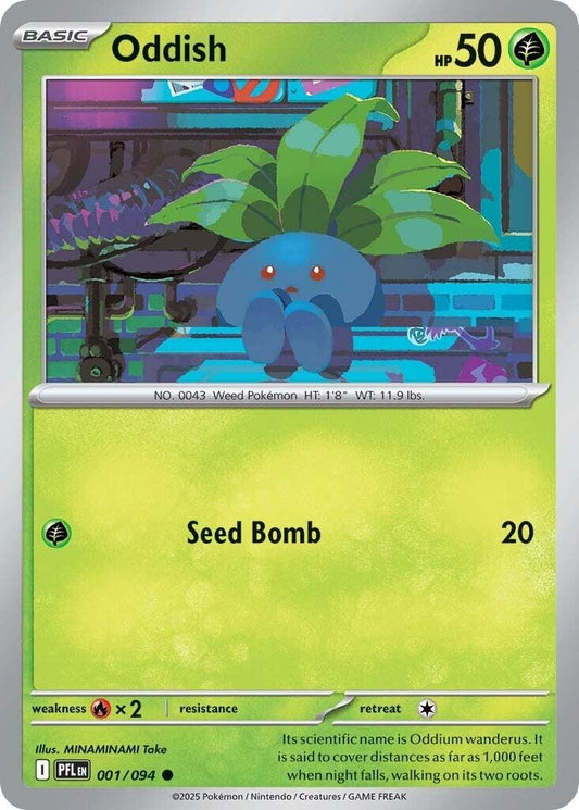 Image for Oddish (001/094) - Pokemon
