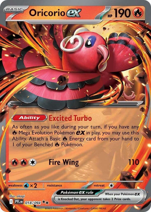 Image for Oricorio ex (018/094) - Pokemon