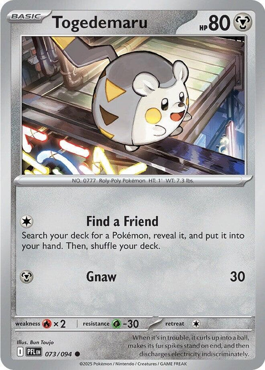 Image for Togedemaru (073/094) - Pokemon