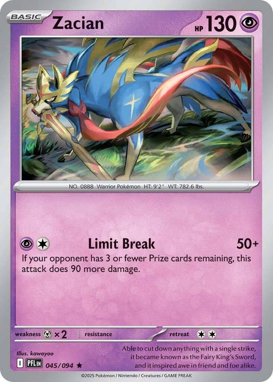 Image for Zacian (045/094) - Pokemon