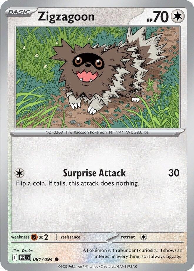 Image for Zigzagoon (081/094) - Pokemon